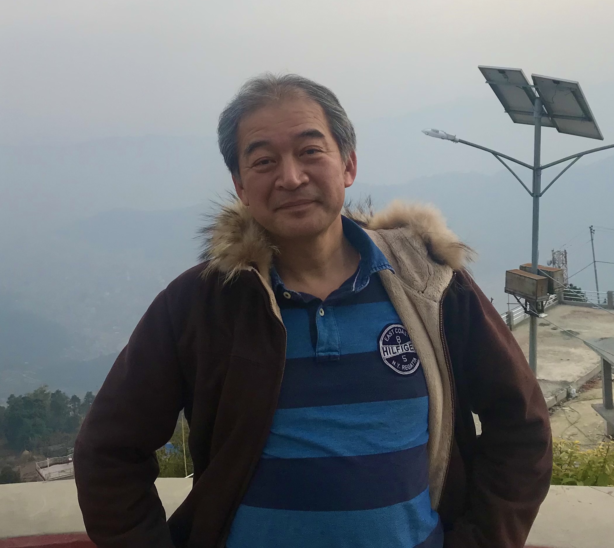 Mr. Nomura, the coordinator in Nepal