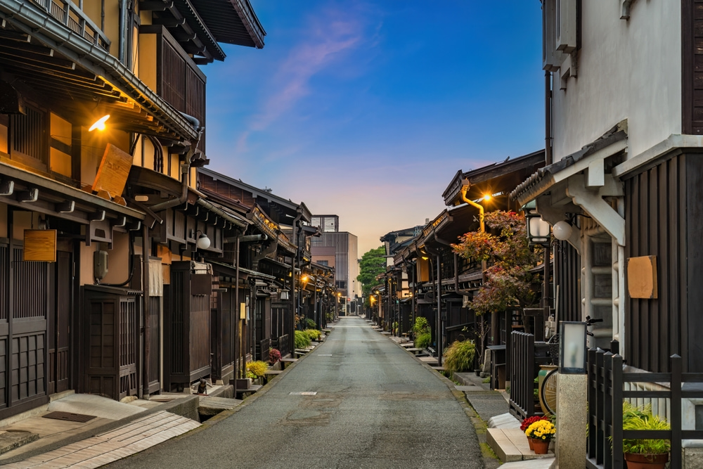 日本高山城市景觀