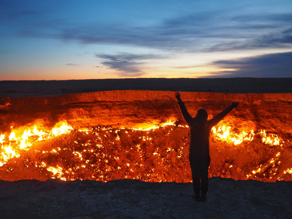 The Gates of Hell in Turkmenistan