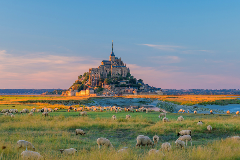 Mont Saint-Michel in France