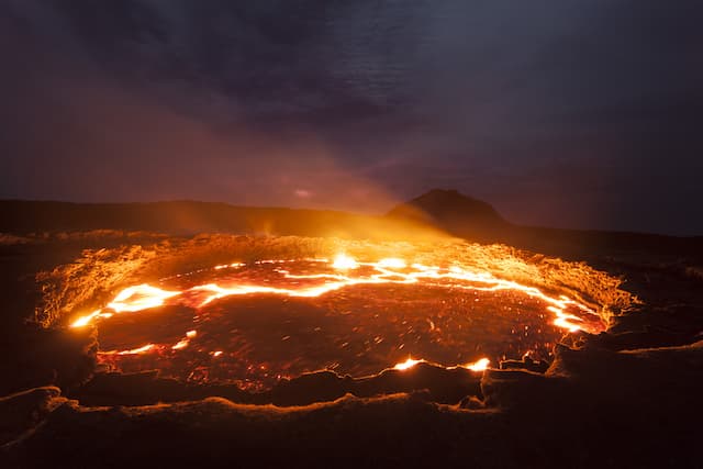 埃塞俄比亞的埃爾塔·阿雷火山