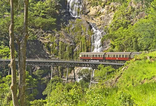 オーストラリアのキュランダ鉄道