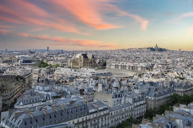 フランスのパリの航空写真_2