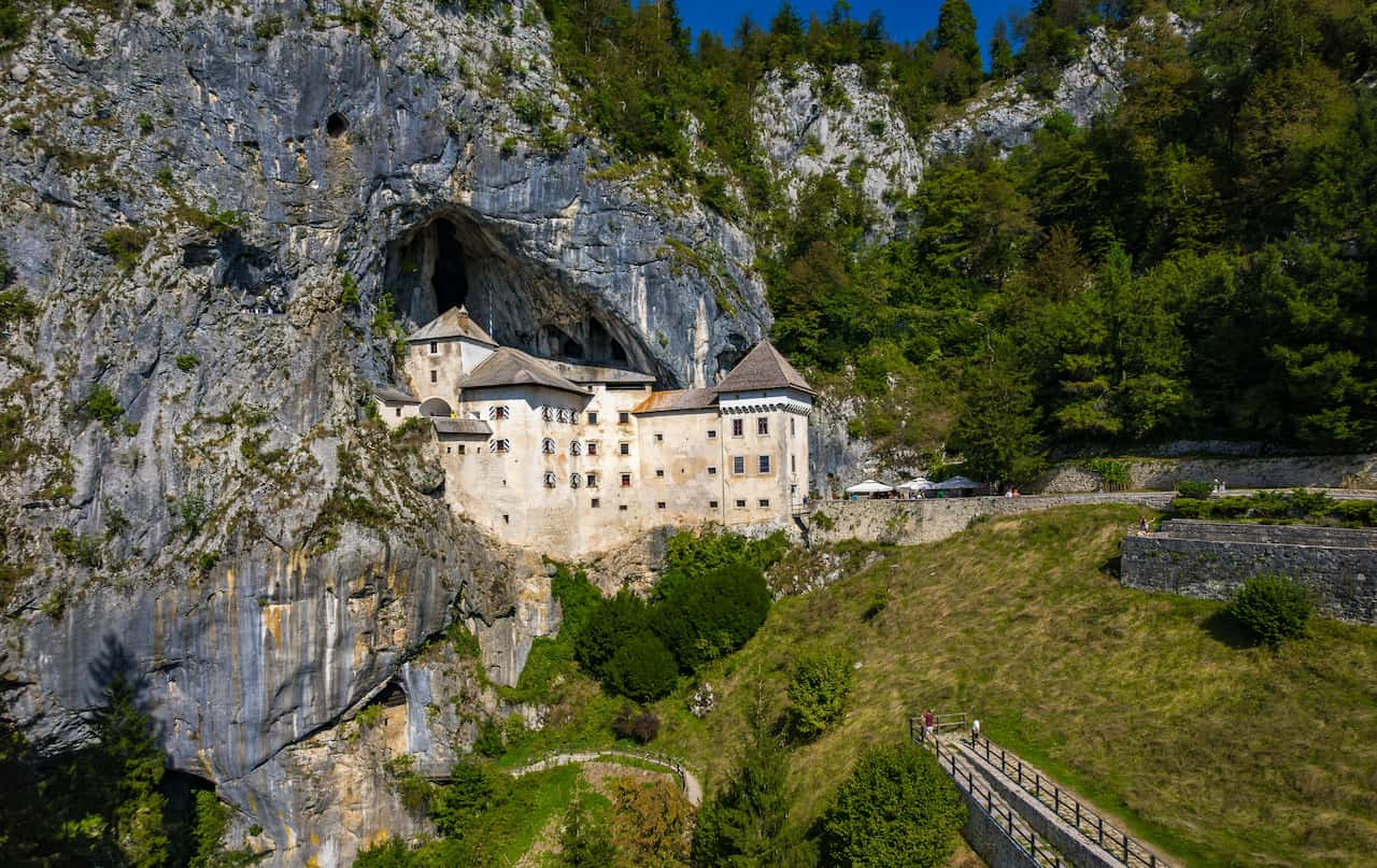 Predjama Castle in Slovenia