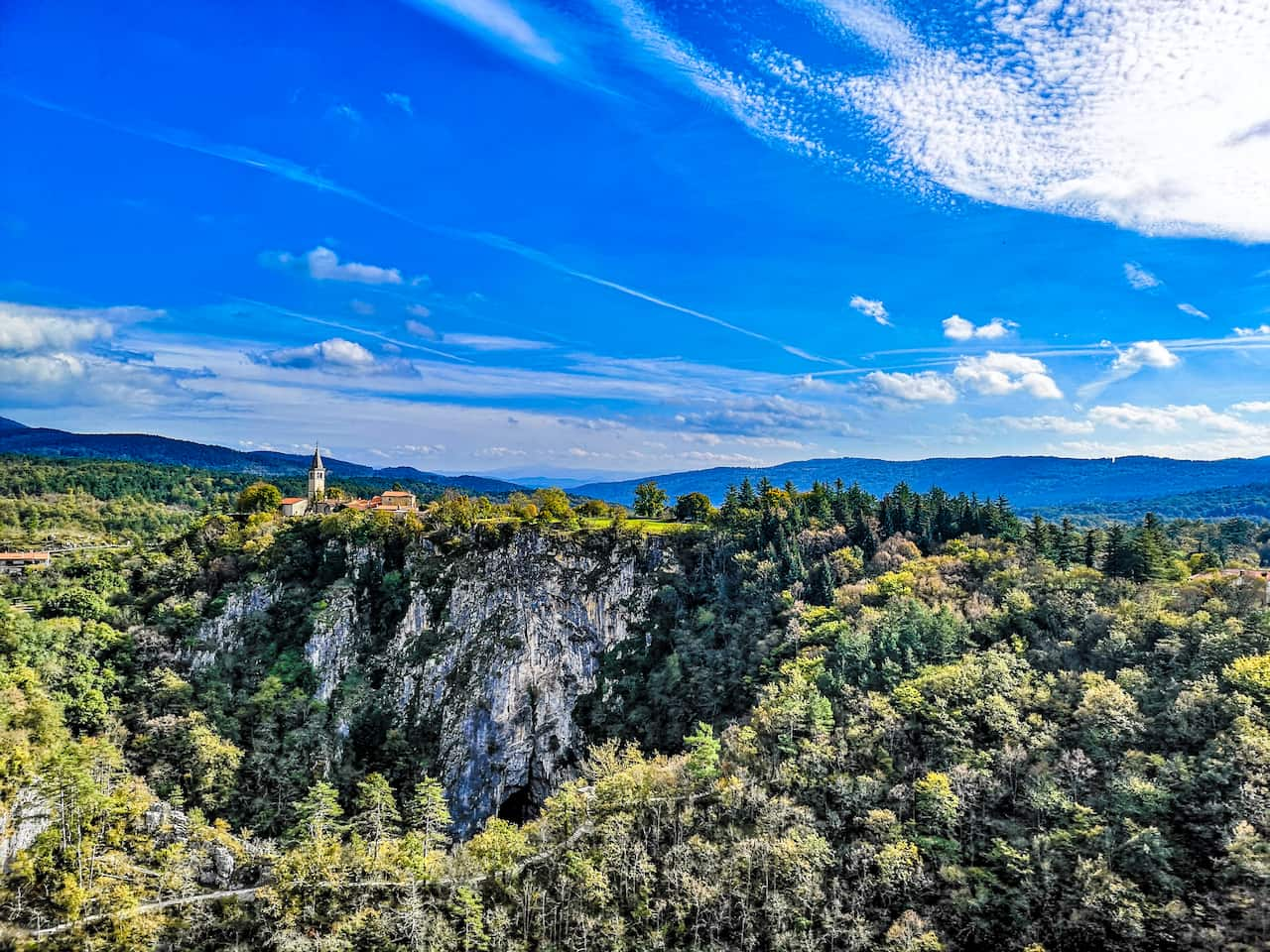 The Karst Plateau at Slovenia's Škocjan Caves