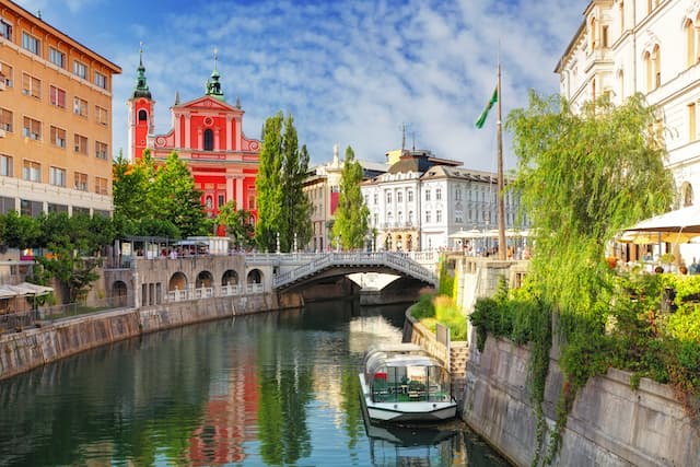 Ljubljana, the capital of Slovenia