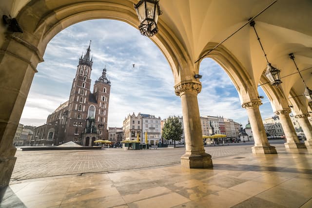 Poland's Krakow Cityscape_2