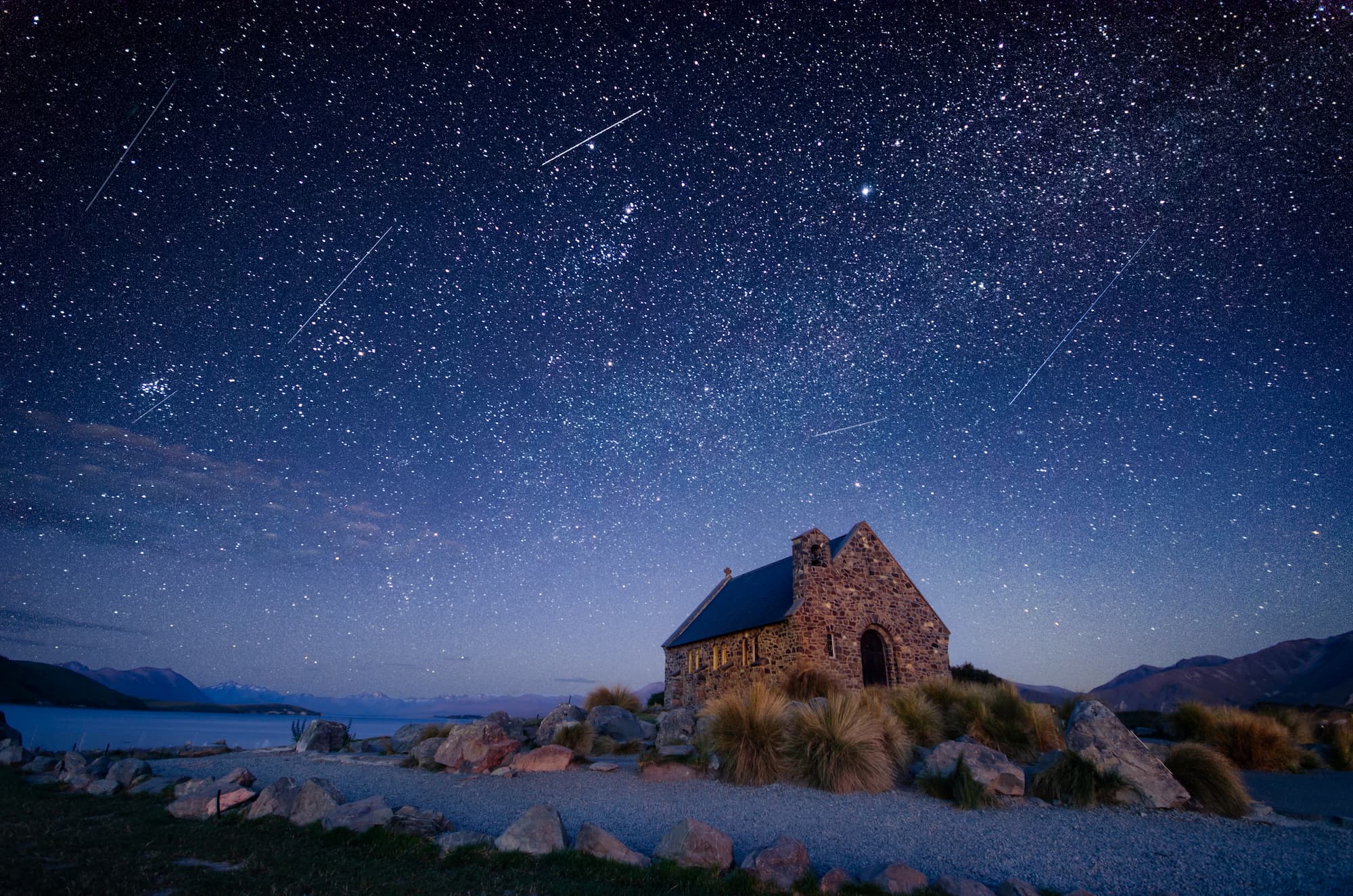 Lake Tekapo Starry Night